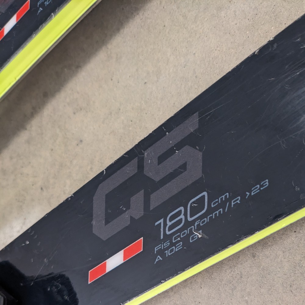 Fischer RC4 GS JR FIS 180 R23 occasion