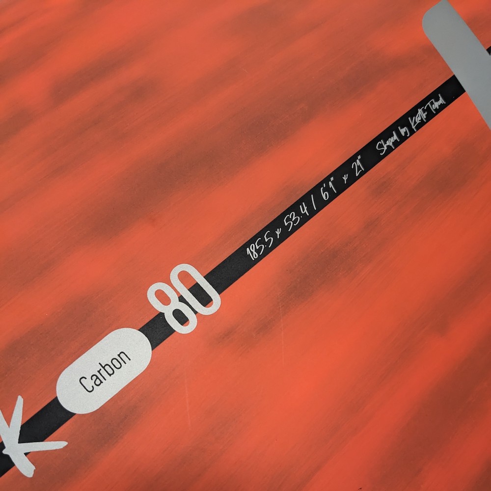 Kt GINXU SUPER K 80L 6'1 + HOUSSE 2025 occasion