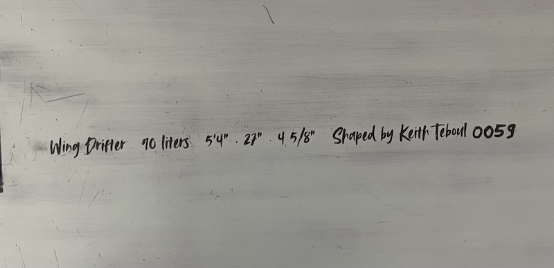 Kt WING DRIFTER 5'4 2021 occasion