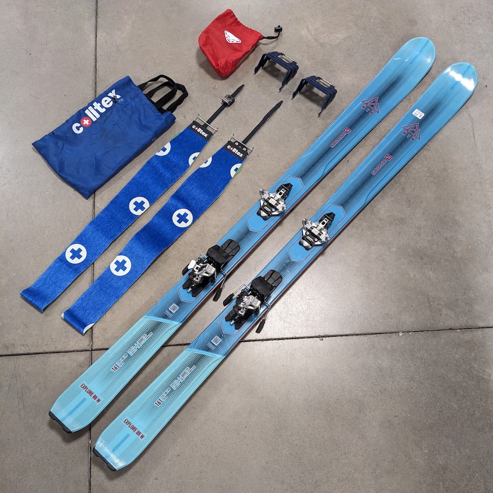 Salomon MTN 88 W 161 + FIX./PEAUX/COUTEAUX 2021 occasion 