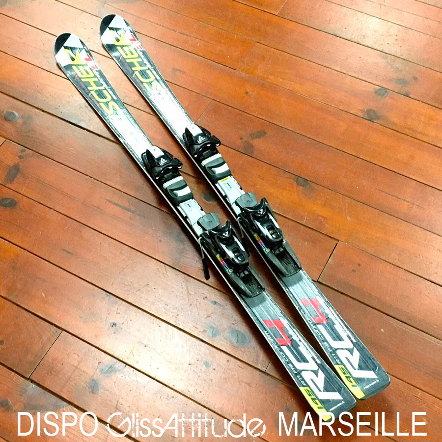 Skis FISCHER RC4 SC d'occasion + fixations Fischer Z12