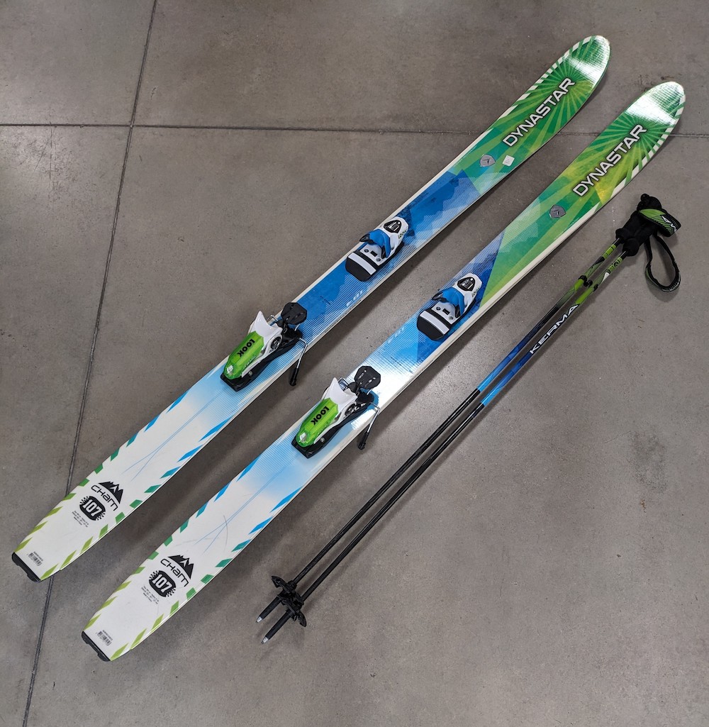 Dynastar CHAM 107 184 + PX12 + BATONS 2014 occasion | GlissAttitude